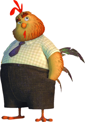 Buck Cluck (Chicken Little) AI voice text to speech and AI music cover generator